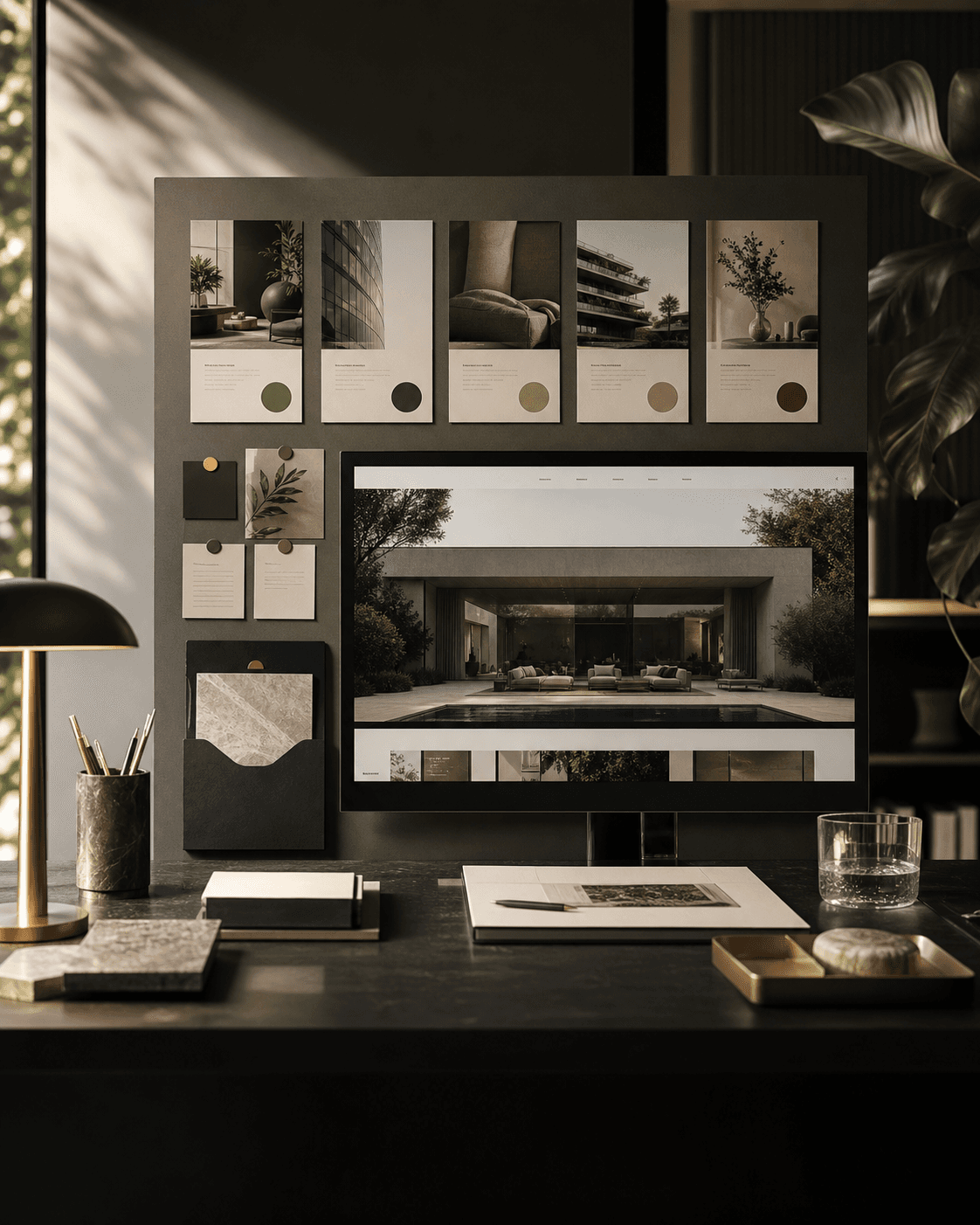 Premium business website concept